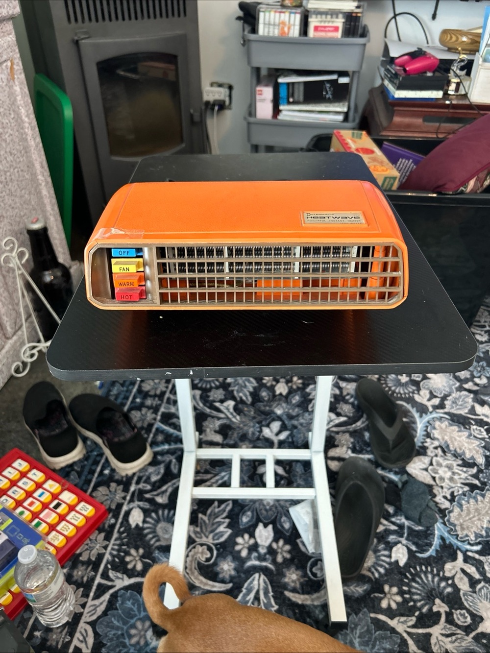 Vintage Orange Intermatic Heatwave Powerful Instant Heater 1500W JH600 (TESTED)